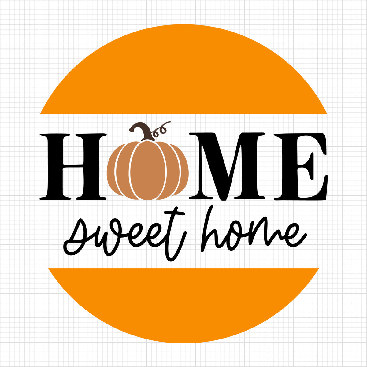Home Sweet Home Pumpkin