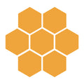 Honeycomb SVG design for Cricut, Silhouette, laser cutting, vinyl, sublimation, and bee craft projects.