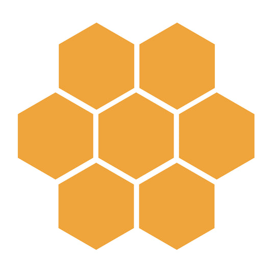 Honeycomb SVG design for Cricut, Silhouette, laser cutting, vinyl, sublimation, and bee craft projects.