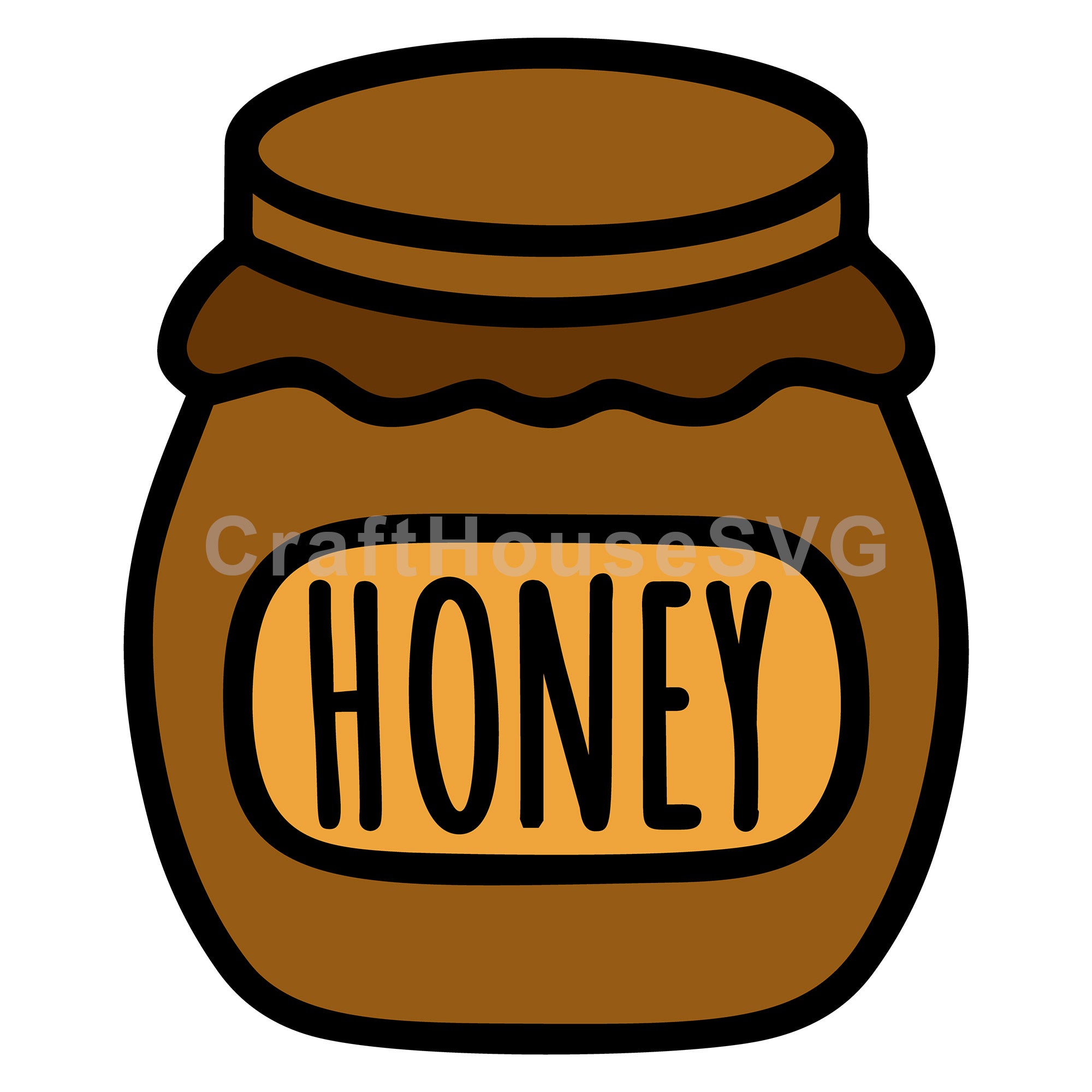 Honey Pot Layered SVG