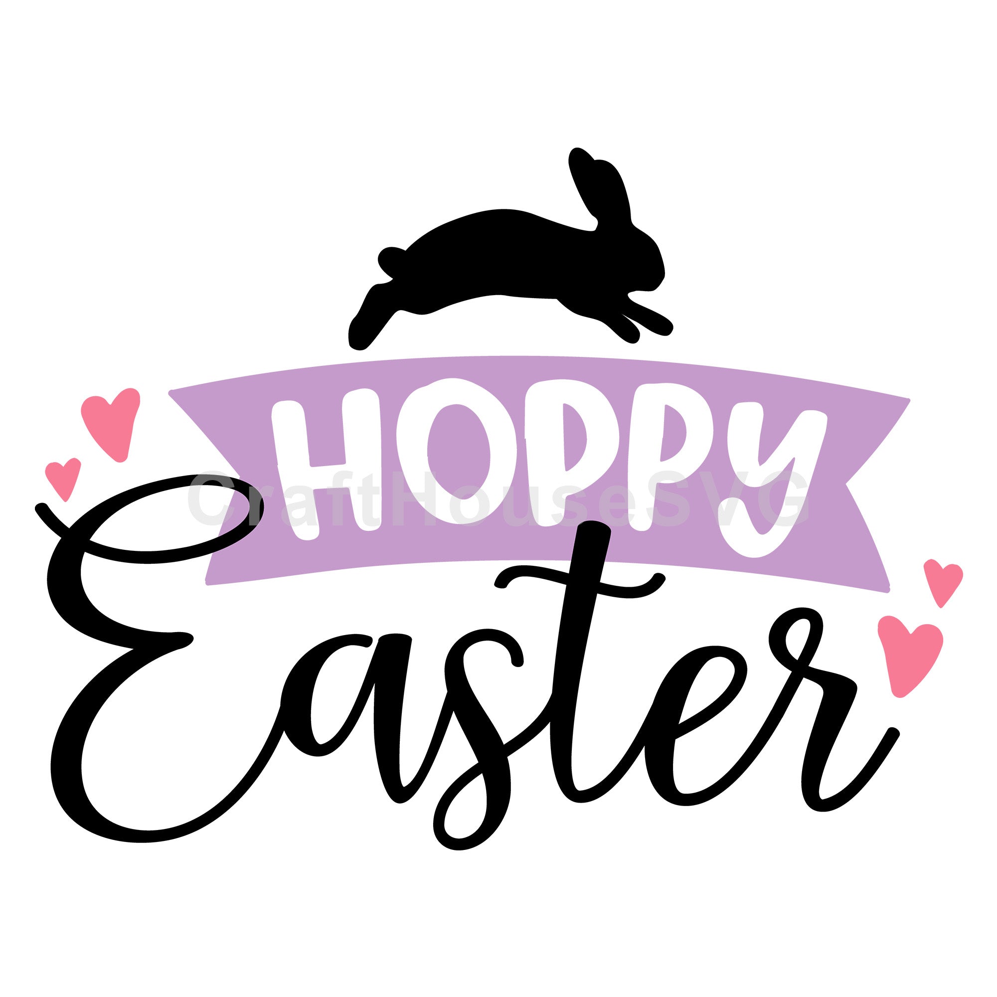 Hoppy Easter SVG | M46F | An Easter SVG cut file