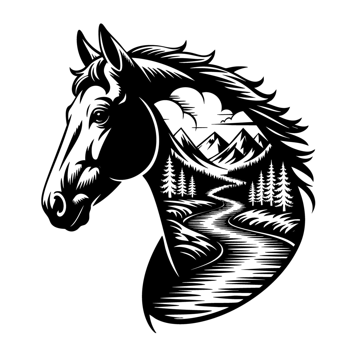 Horse SVG