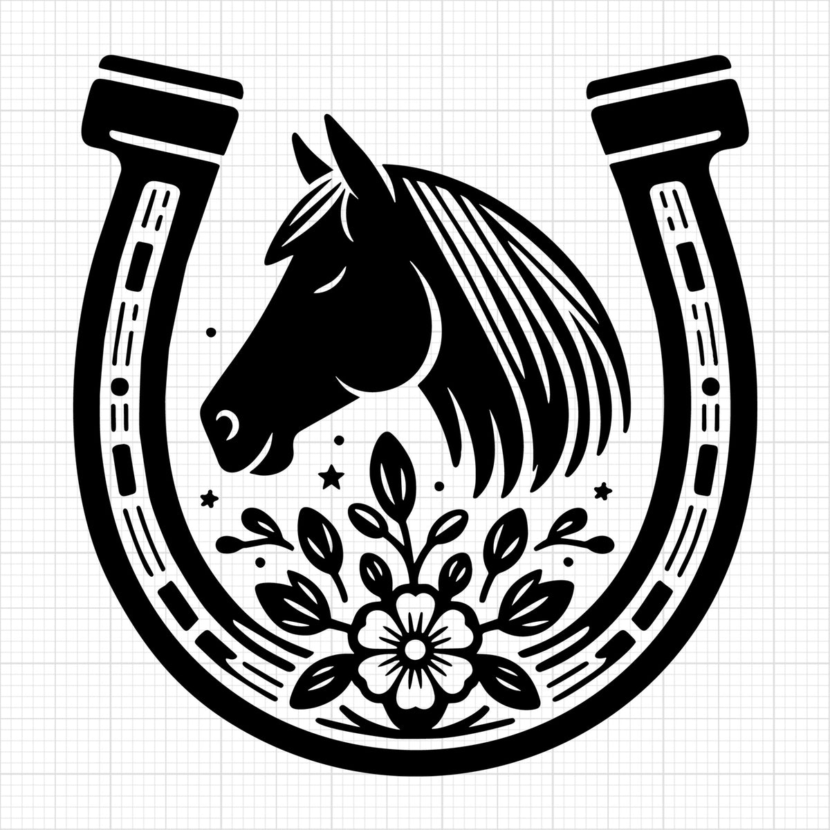 Horseshoe floral