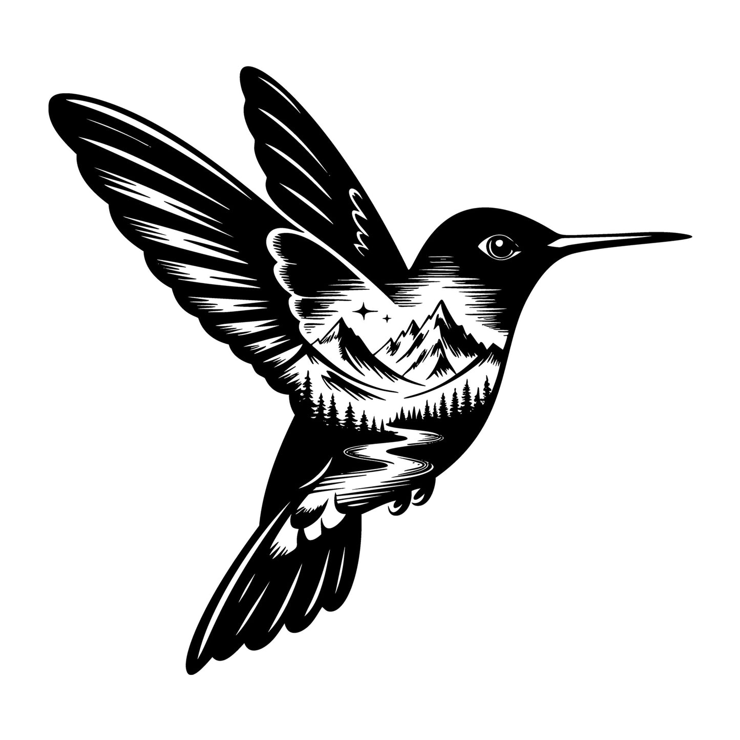 Hummingbird SVG