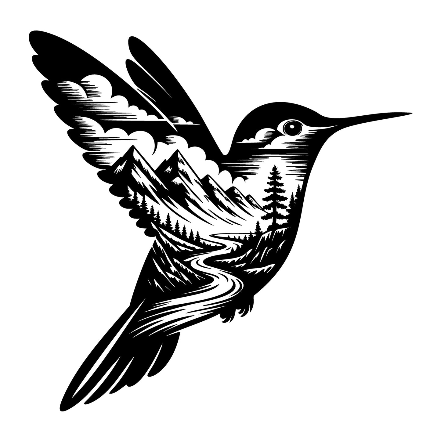 Hummingbird SVG