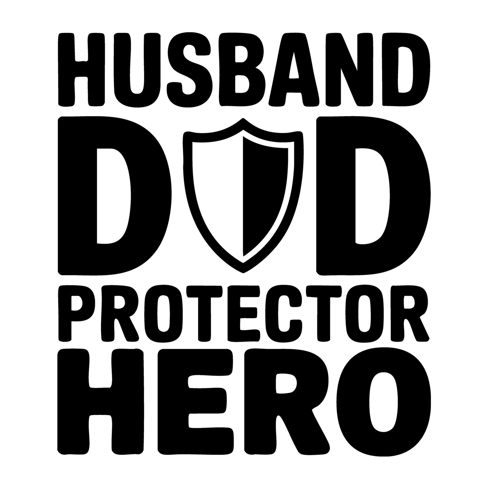 Husband Dad Protector Hero SVG