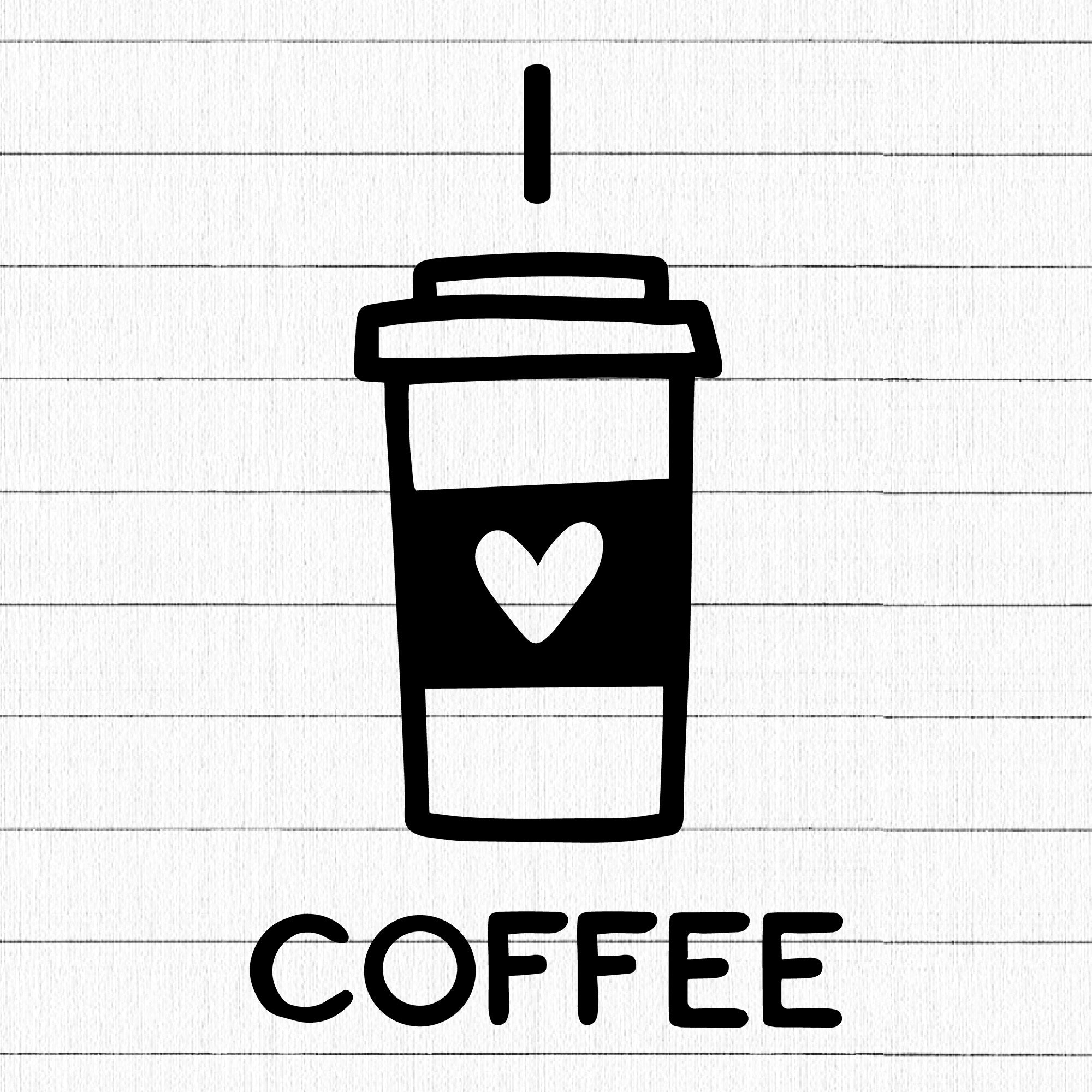 I Love Coffee SVG