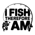 I Fish Therefore I Am SVG