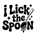 I Lick the Spoon SVG