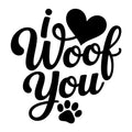 I Woof You SVG