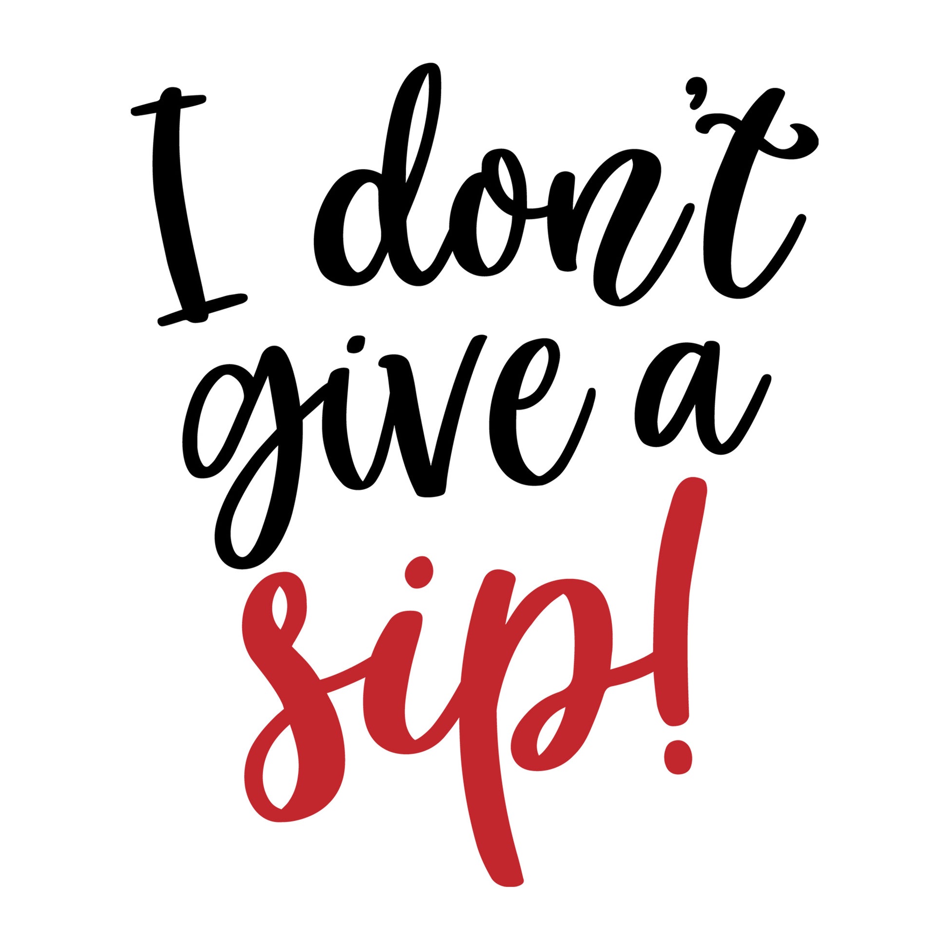 I don't give a sip SVG