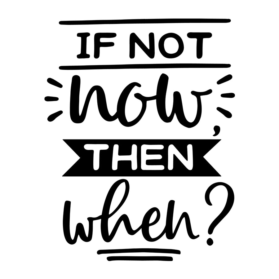 If not now then when SVG for Cricut, Silhouette, laser cutting, vinyl and DIY crafts.