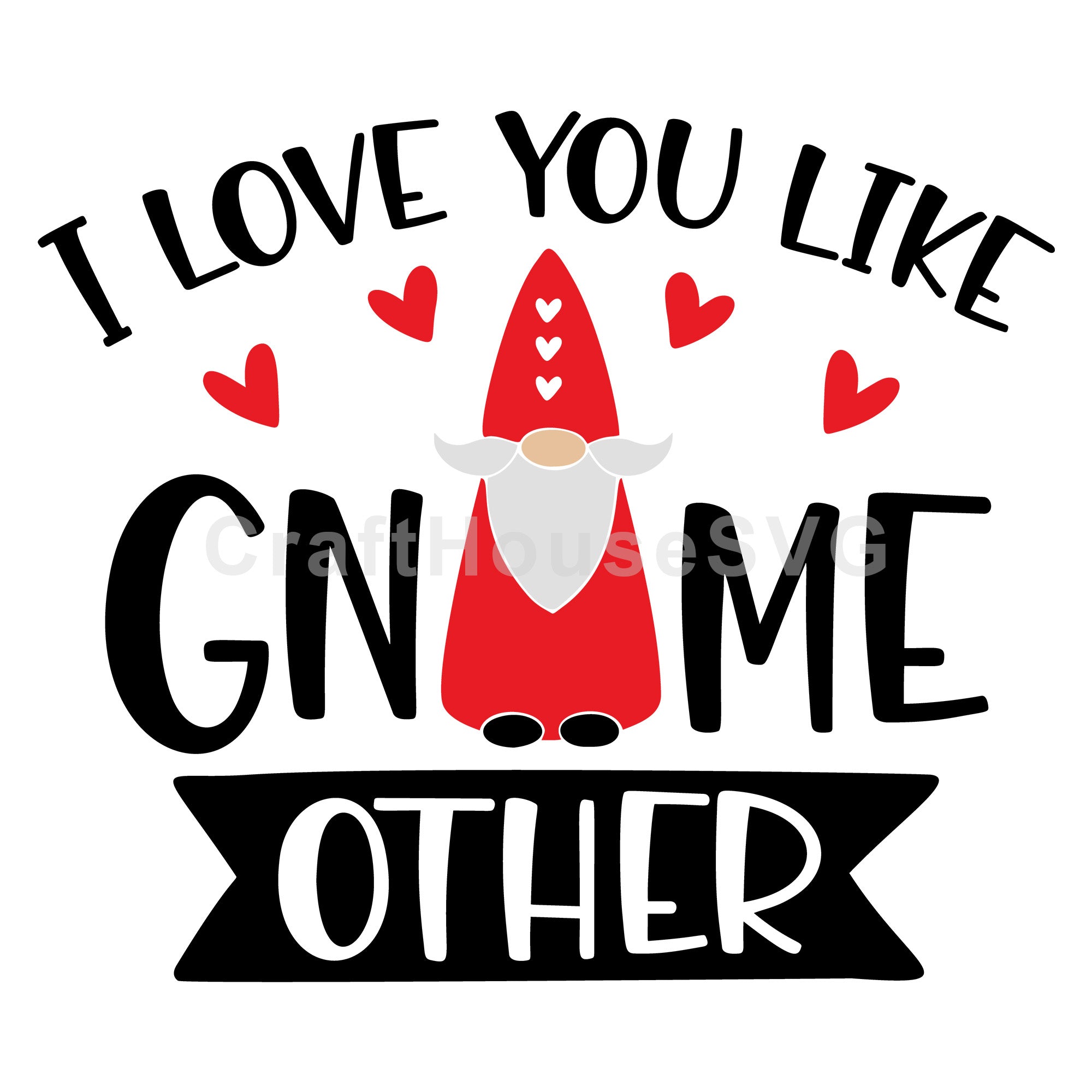 I love you like gnome other SVG