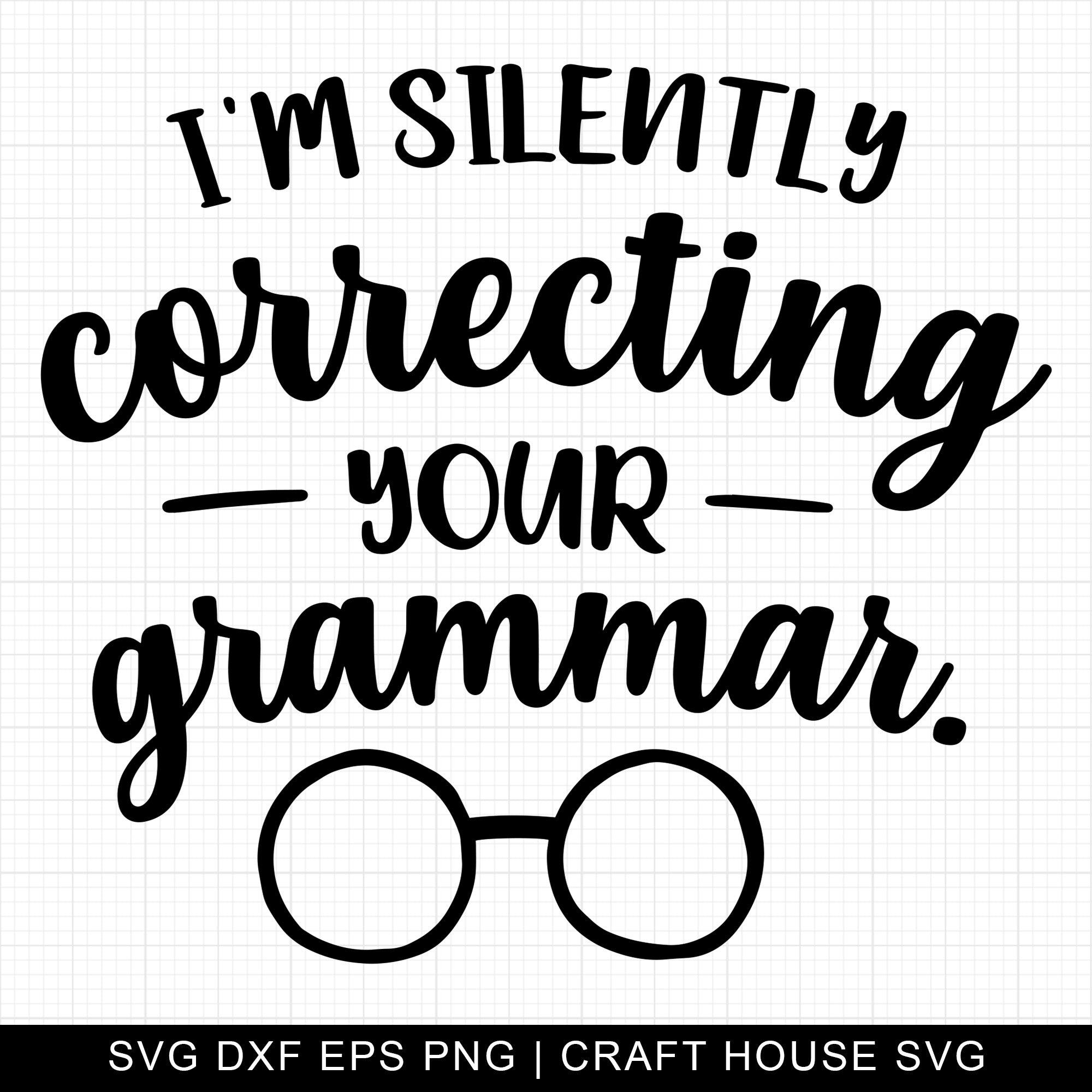I'm silently correcting your grammar SVG | M4F11