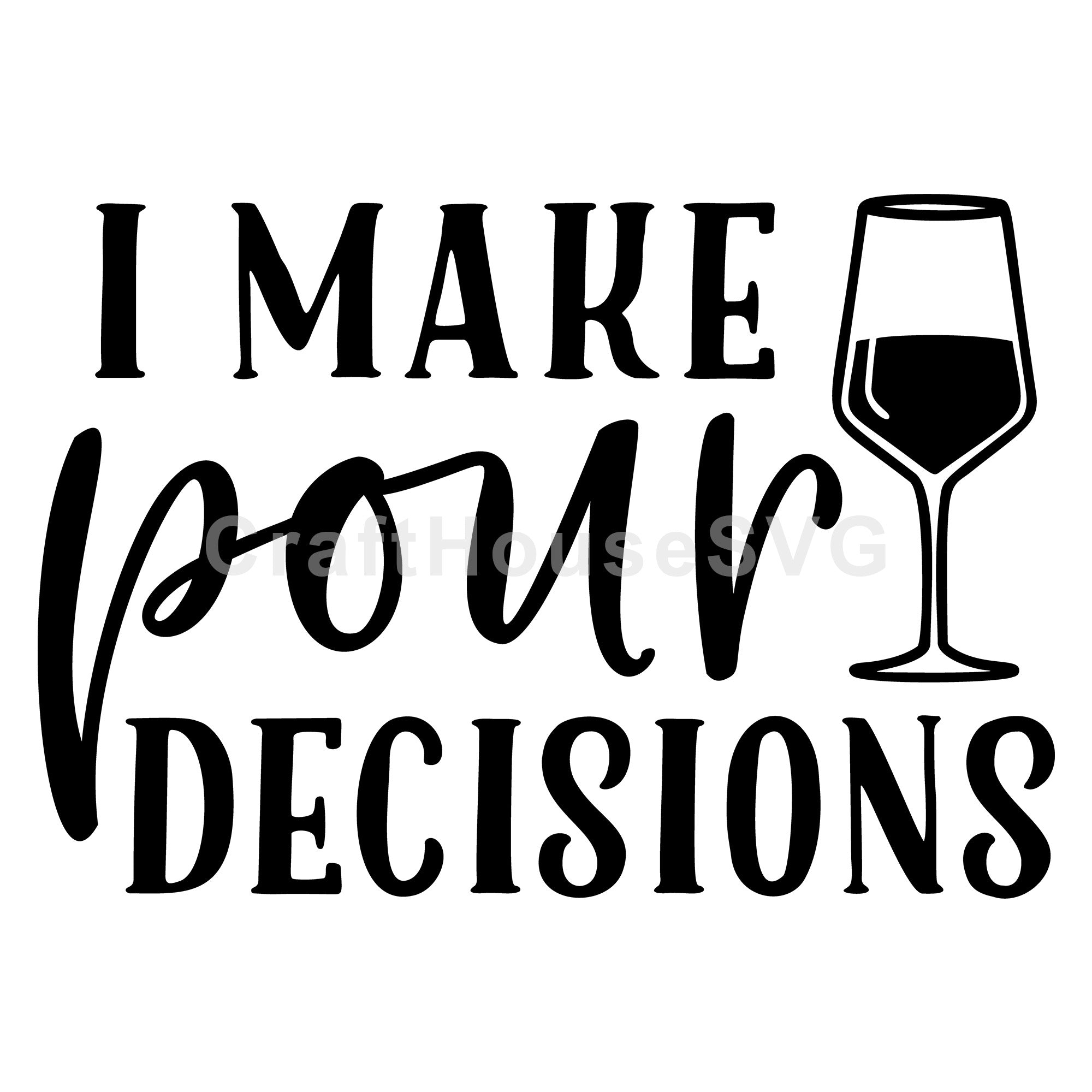 I make pour decisions SVG