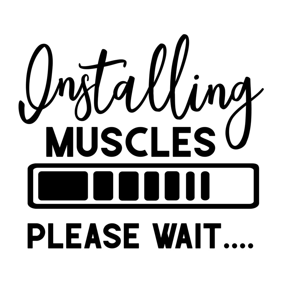 Installing muscles please wait SVG