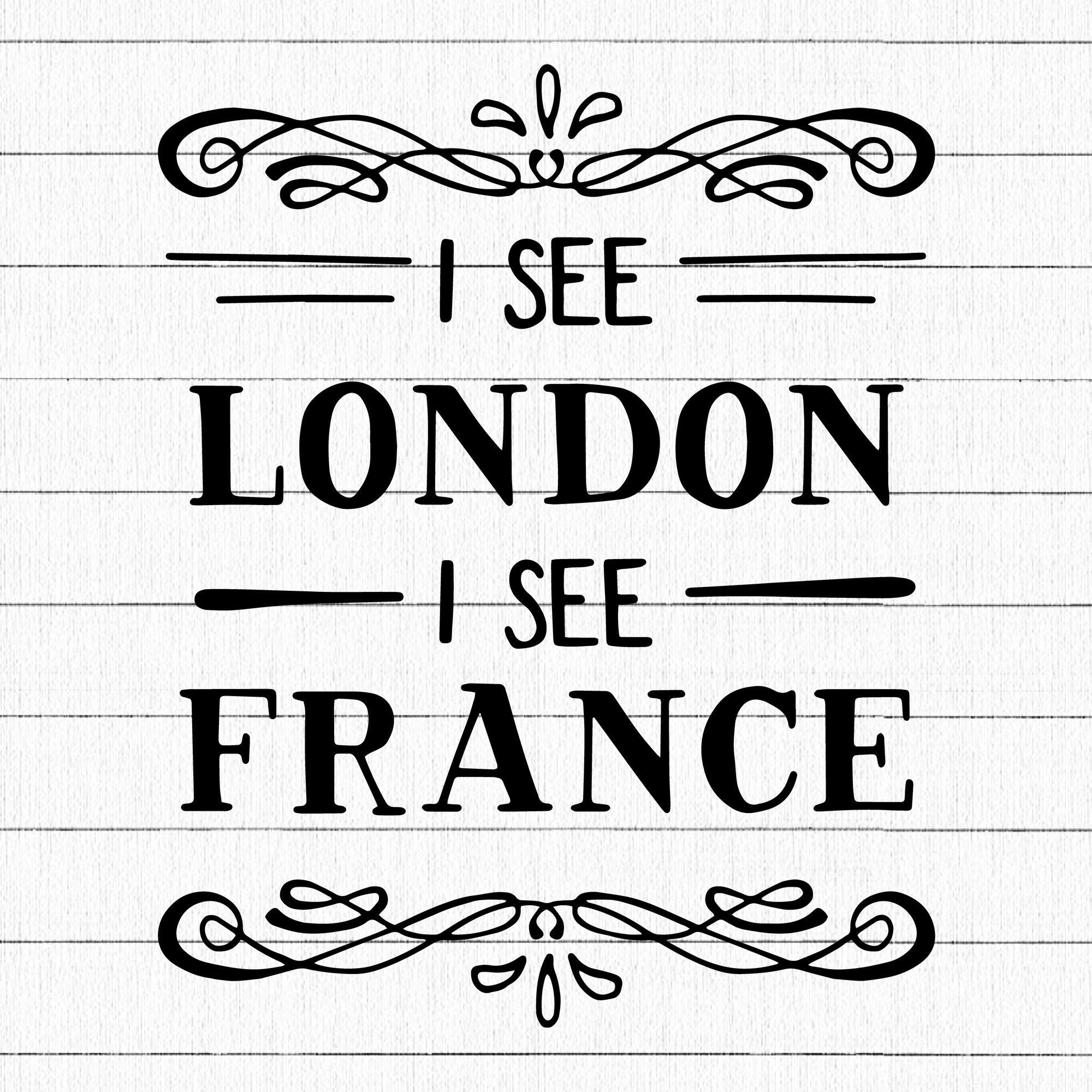 I see London I see France SVG | M32F9