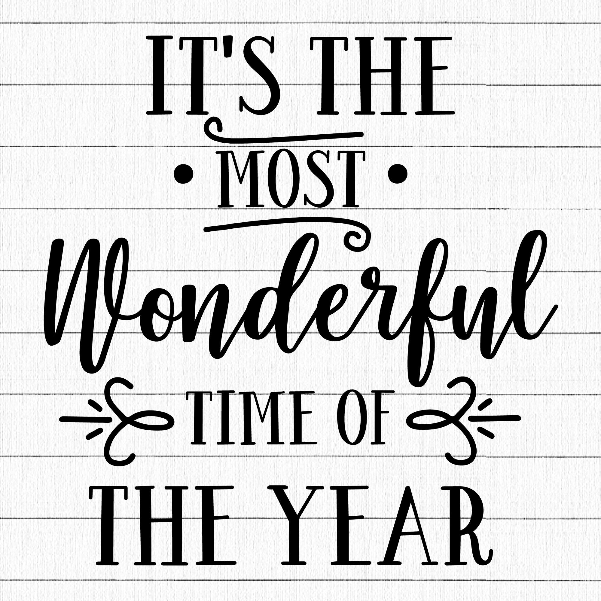 It Is The Most Wonderful Time SVG | M21F27