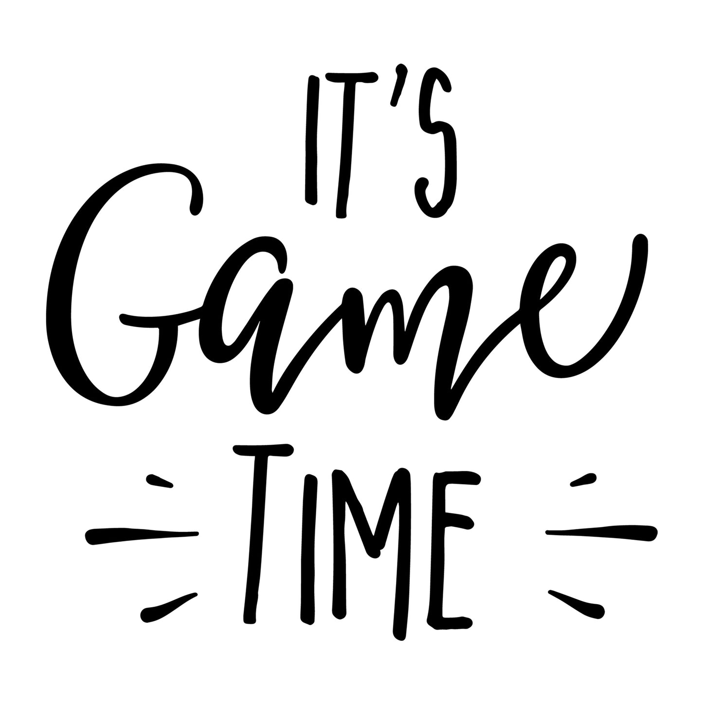 It's Game Time SVG