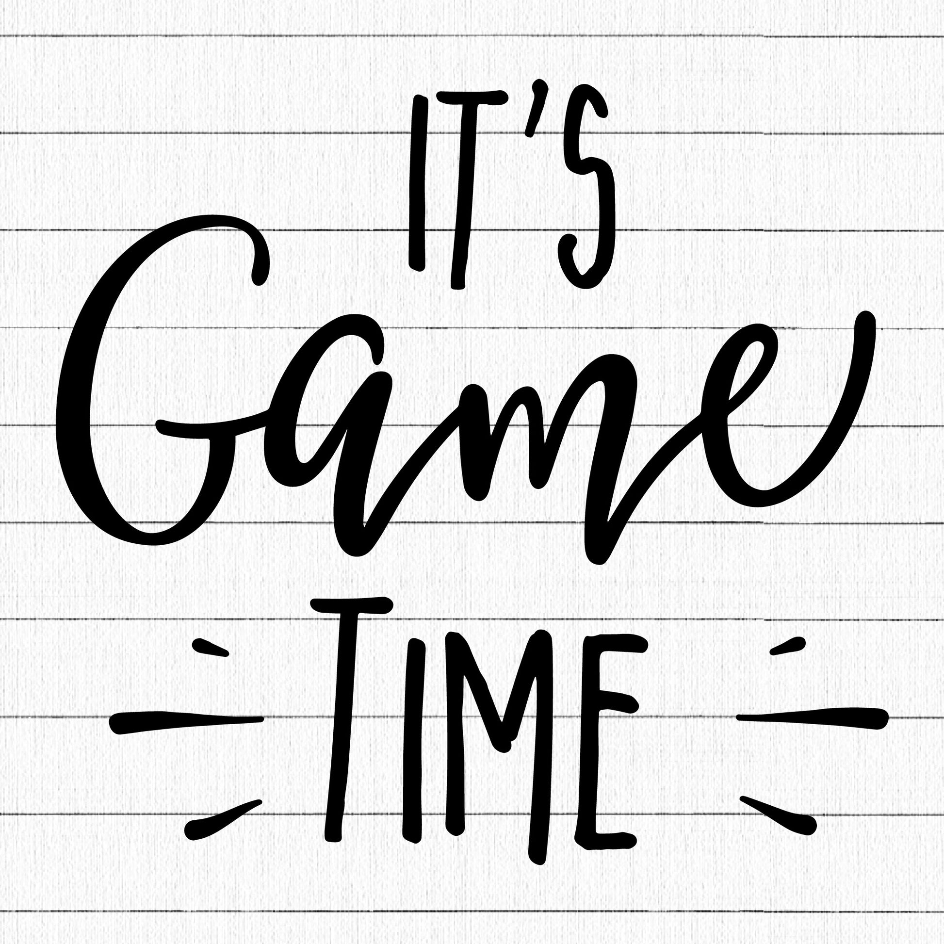 It's Game Time SVG, Football SVG - Craft House SVG