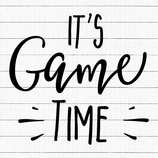It's Game Time SVG, Football SVG - Craft House SVG
