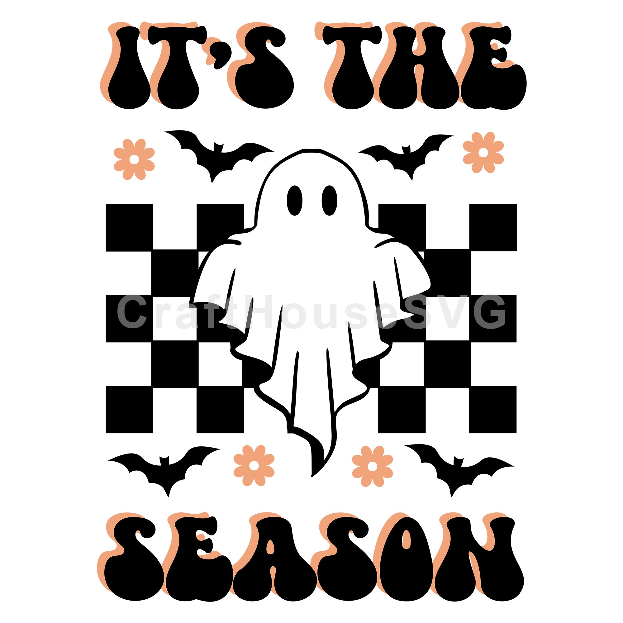 It's The Season SVG Cute Retro Halloween