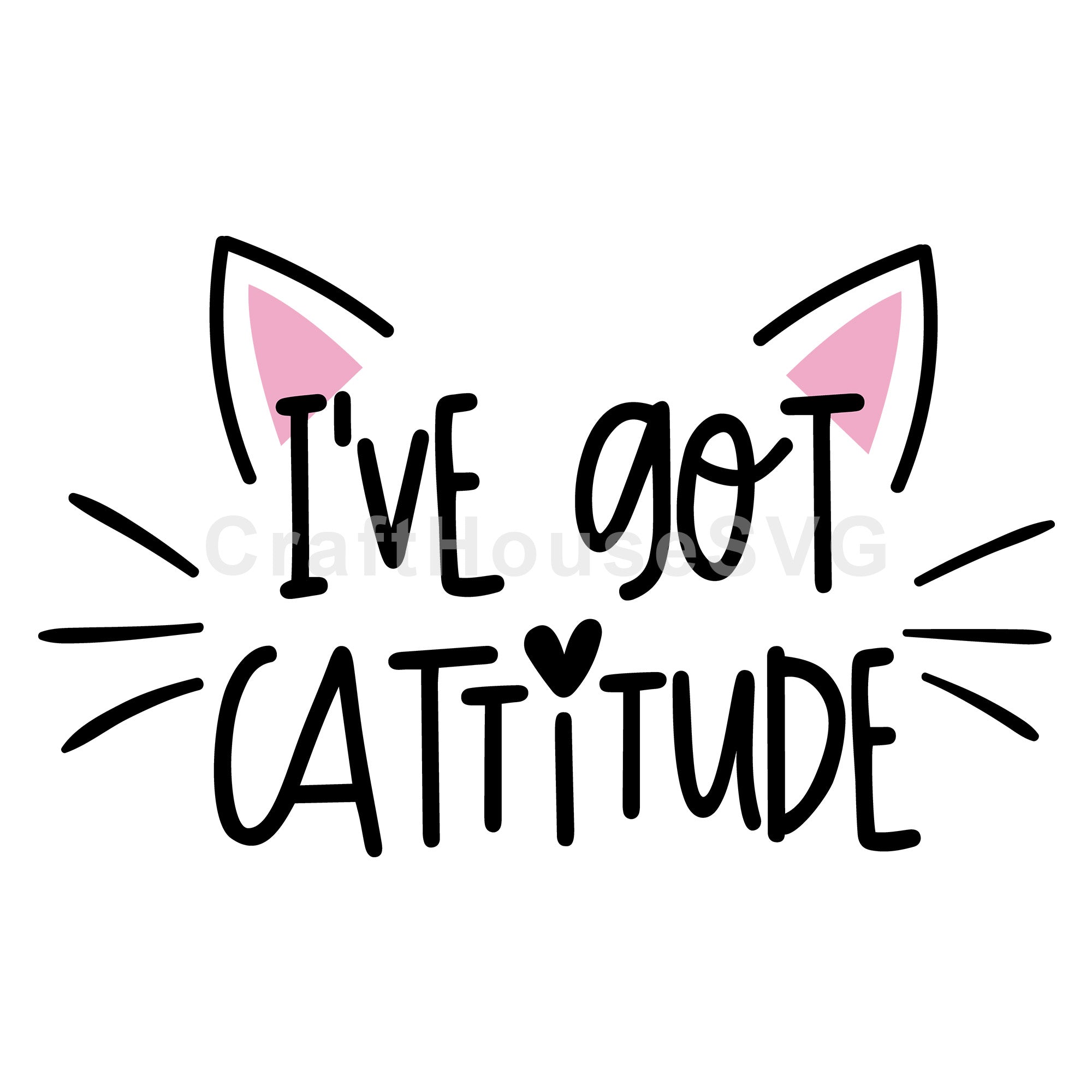 I've got cattitude SVG | M53F