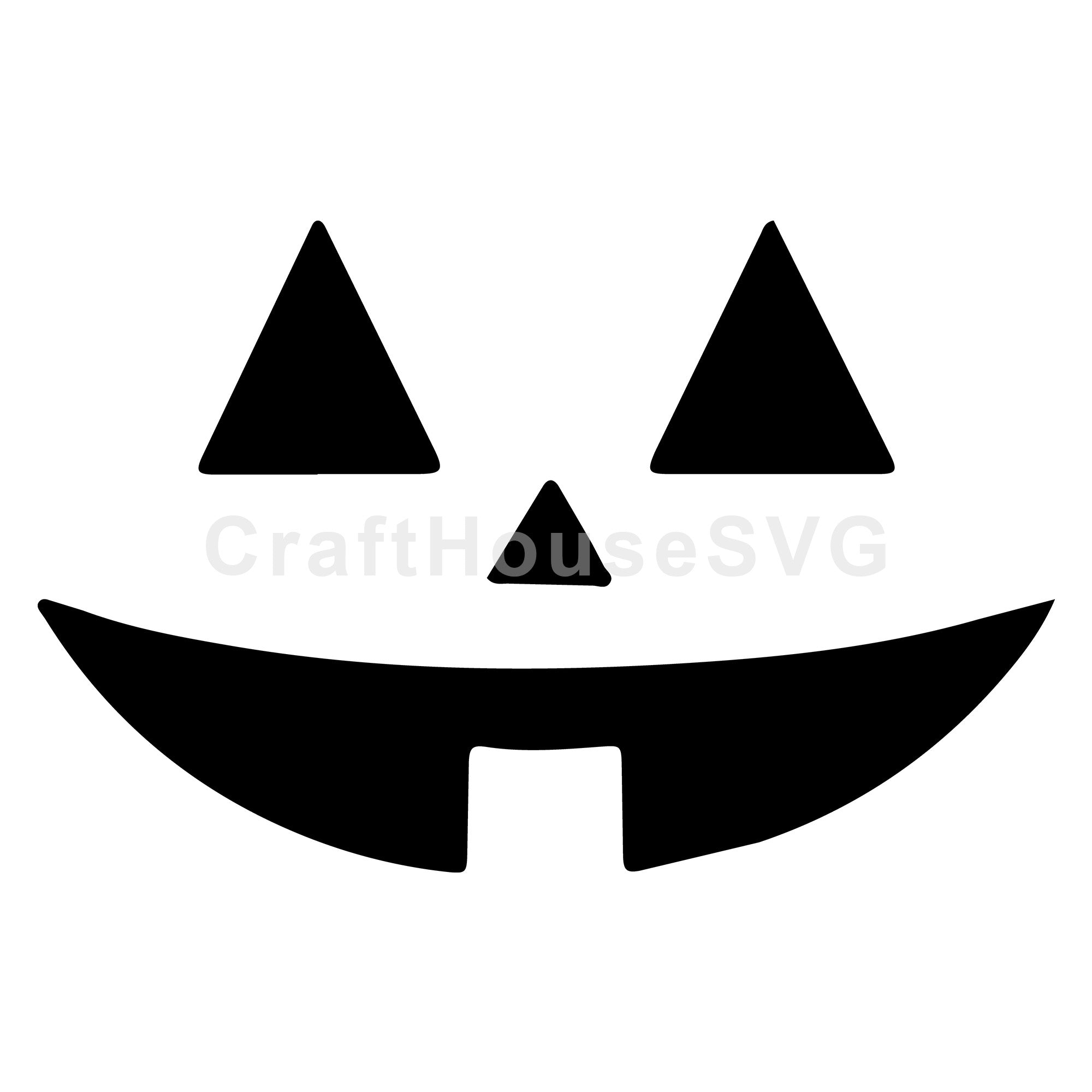 Classic Jack O Lantern SVG | Halloween Pumpkin Designs