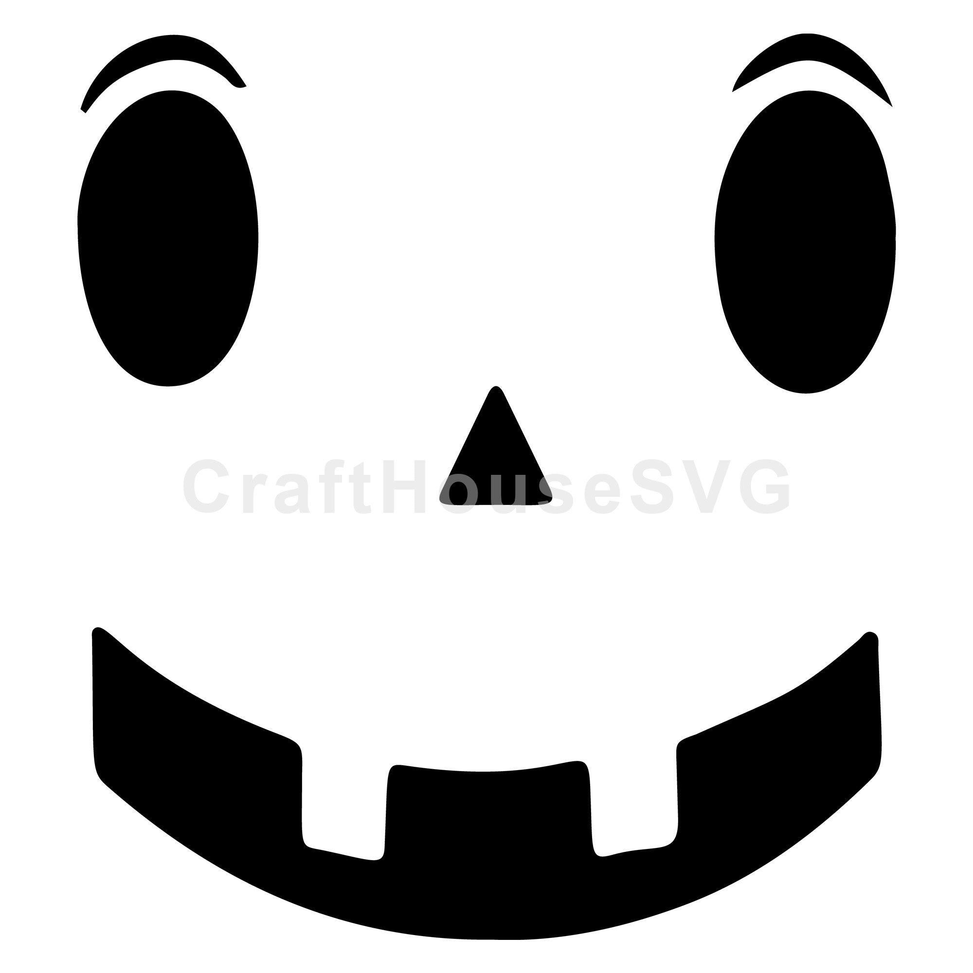 Goofy Jack O Lantern SVG | Halloween Vinyl Projects