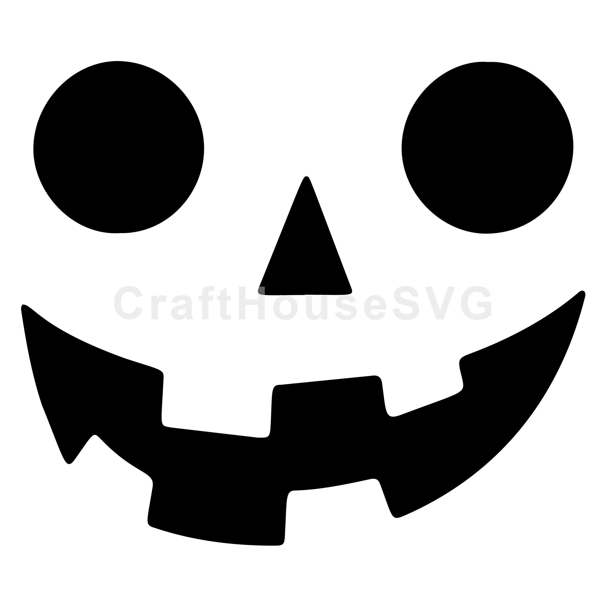 Happy Jack O Lantern SVG | Halloween Craft Design