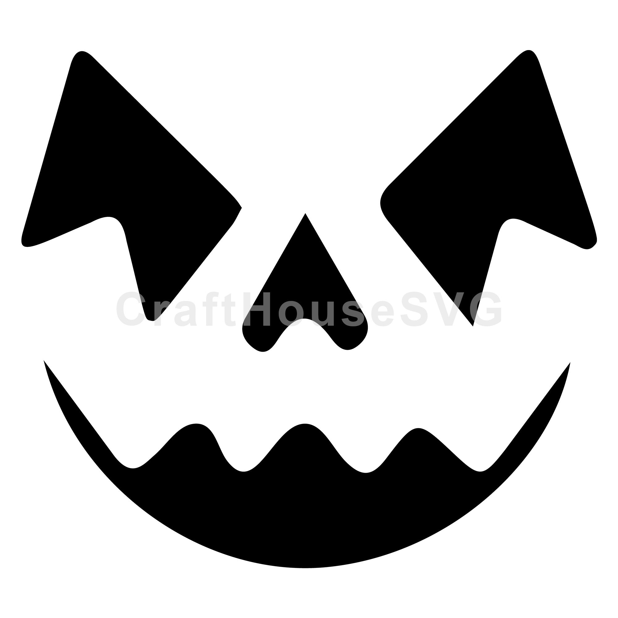 Spooky Jack O Lantern SVG | Halloween Decor Cut File