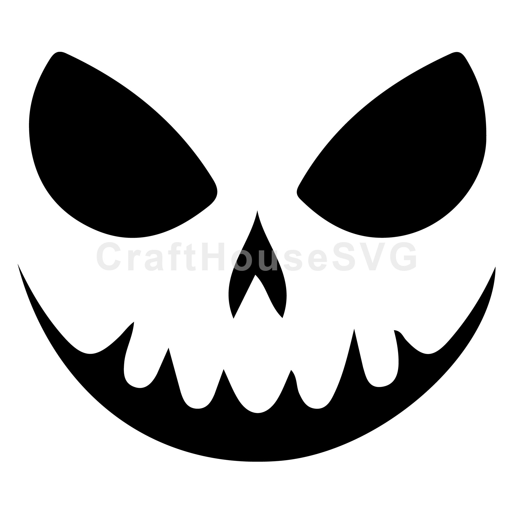 Jack O Lantern SVG | Spooky Halloween Decoration