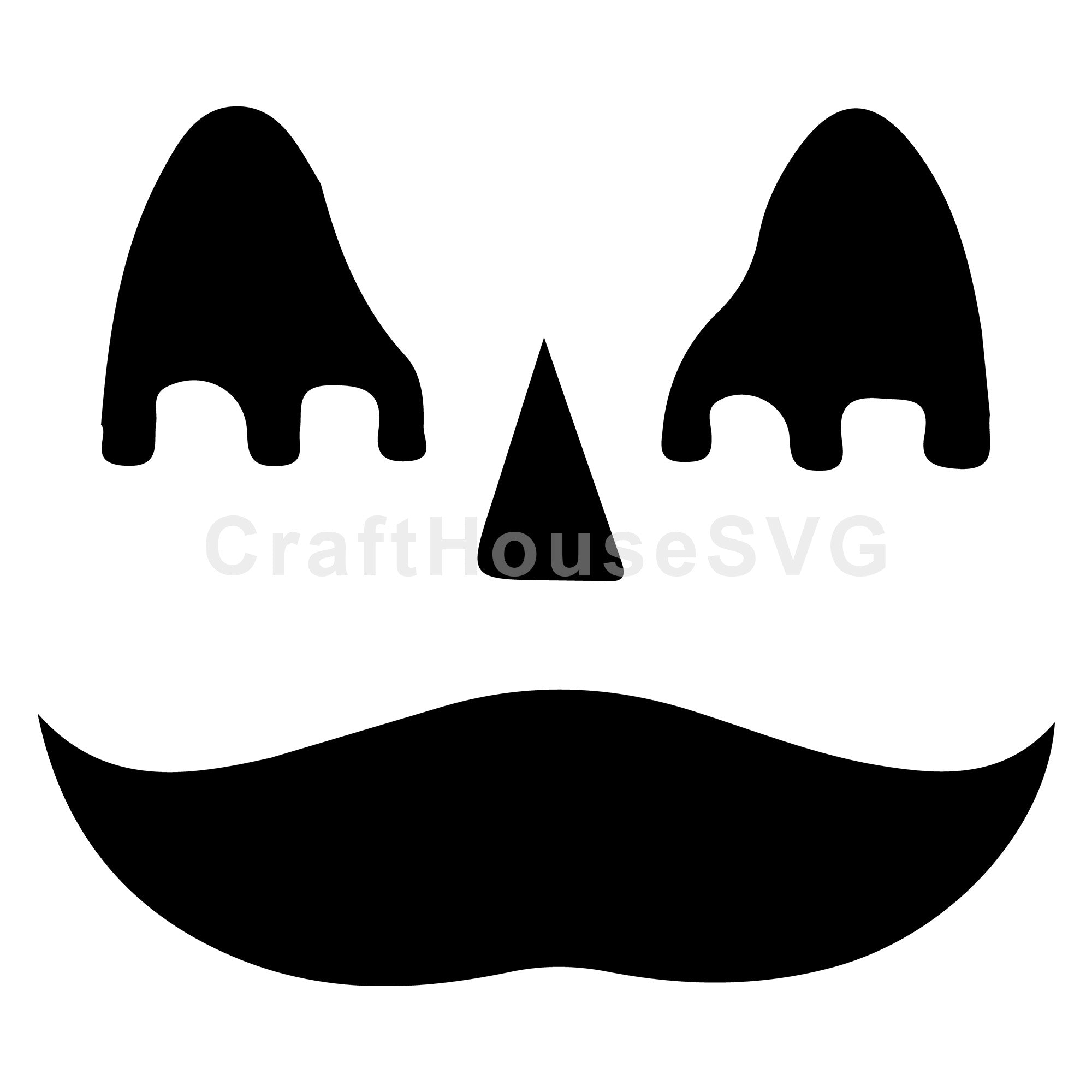 Grinning Jack O Lantern SVG | Halloween Vinyl Craft