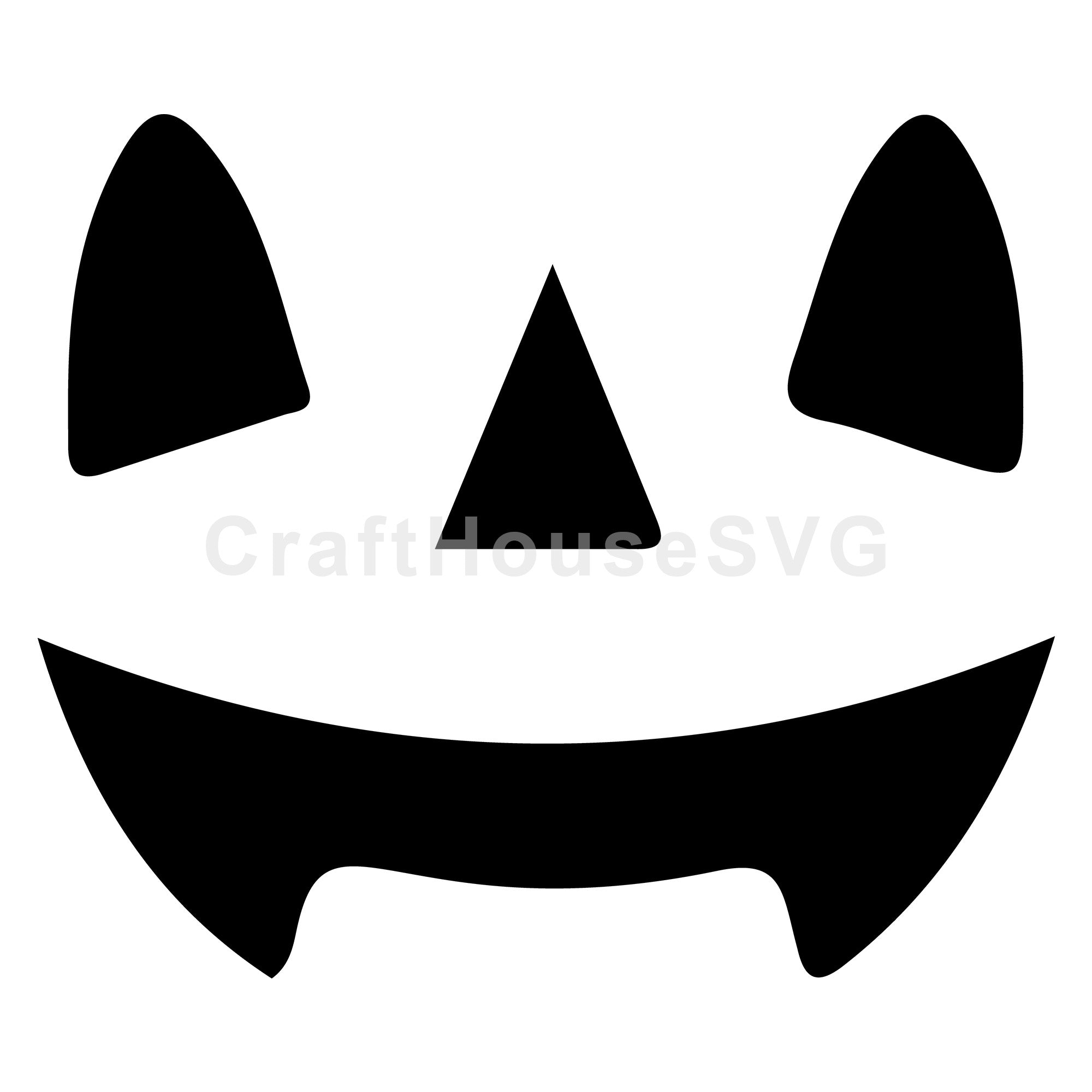 Pumpkin Face SVG | Halloween DIY Project