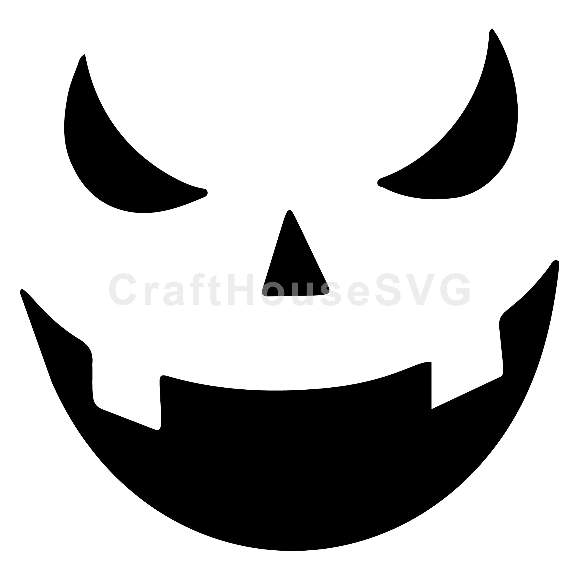 Silly Jack O' Lantern Face SVG | Halloween Fun Projects