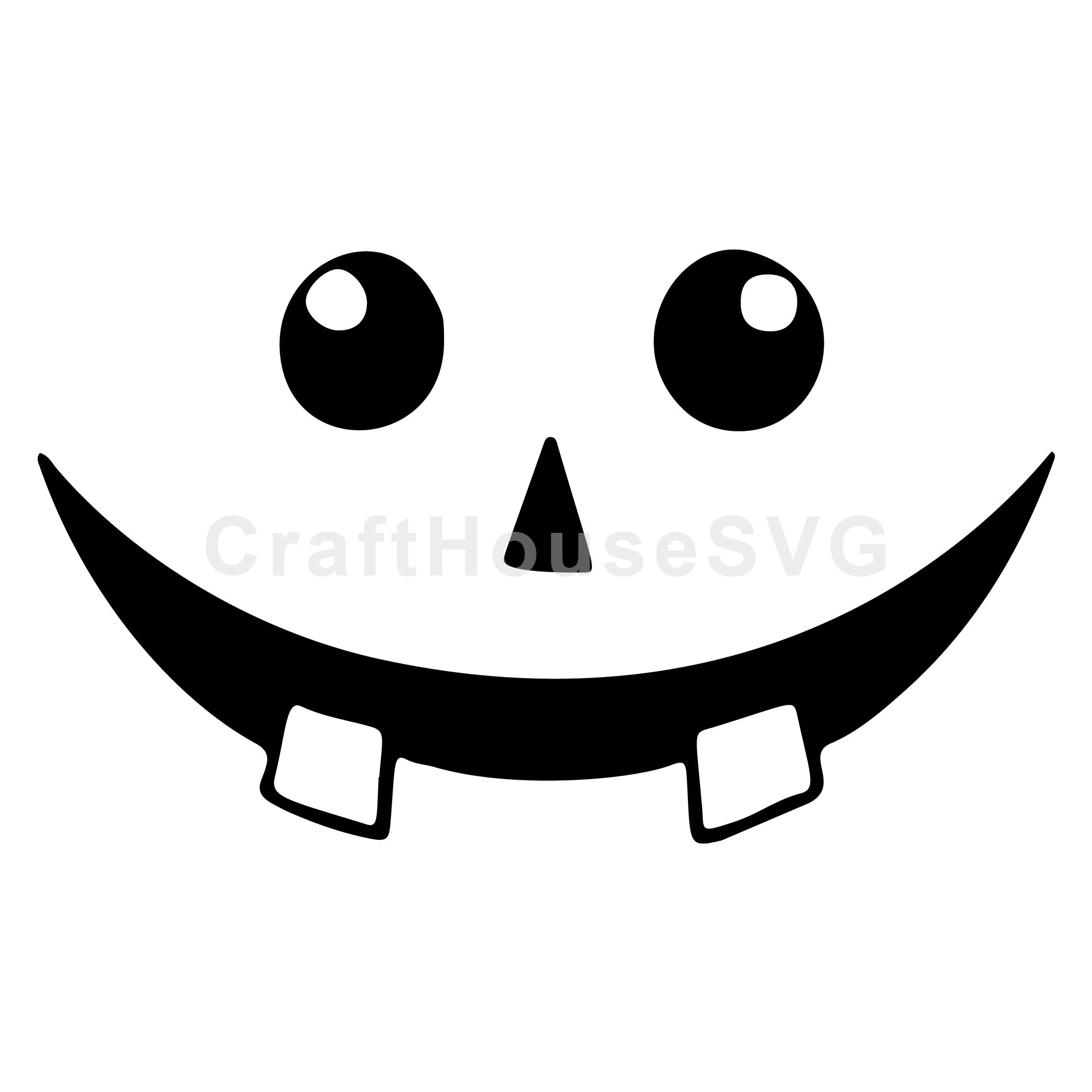 Goofy Jack O' Lantern SVG | Halloween Party Decor Cut File