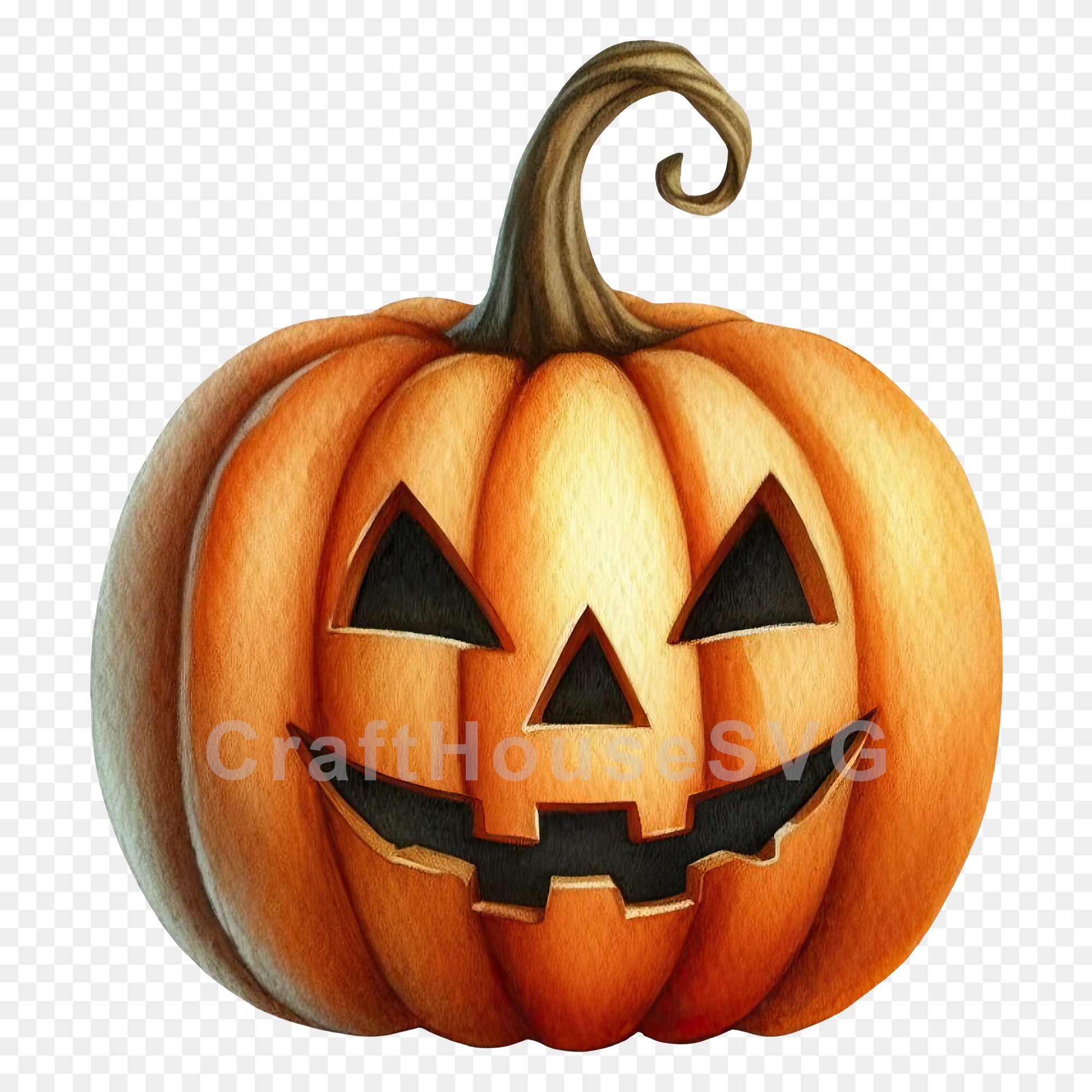 Jack O Lantern Pumpkin PNG Sublimation