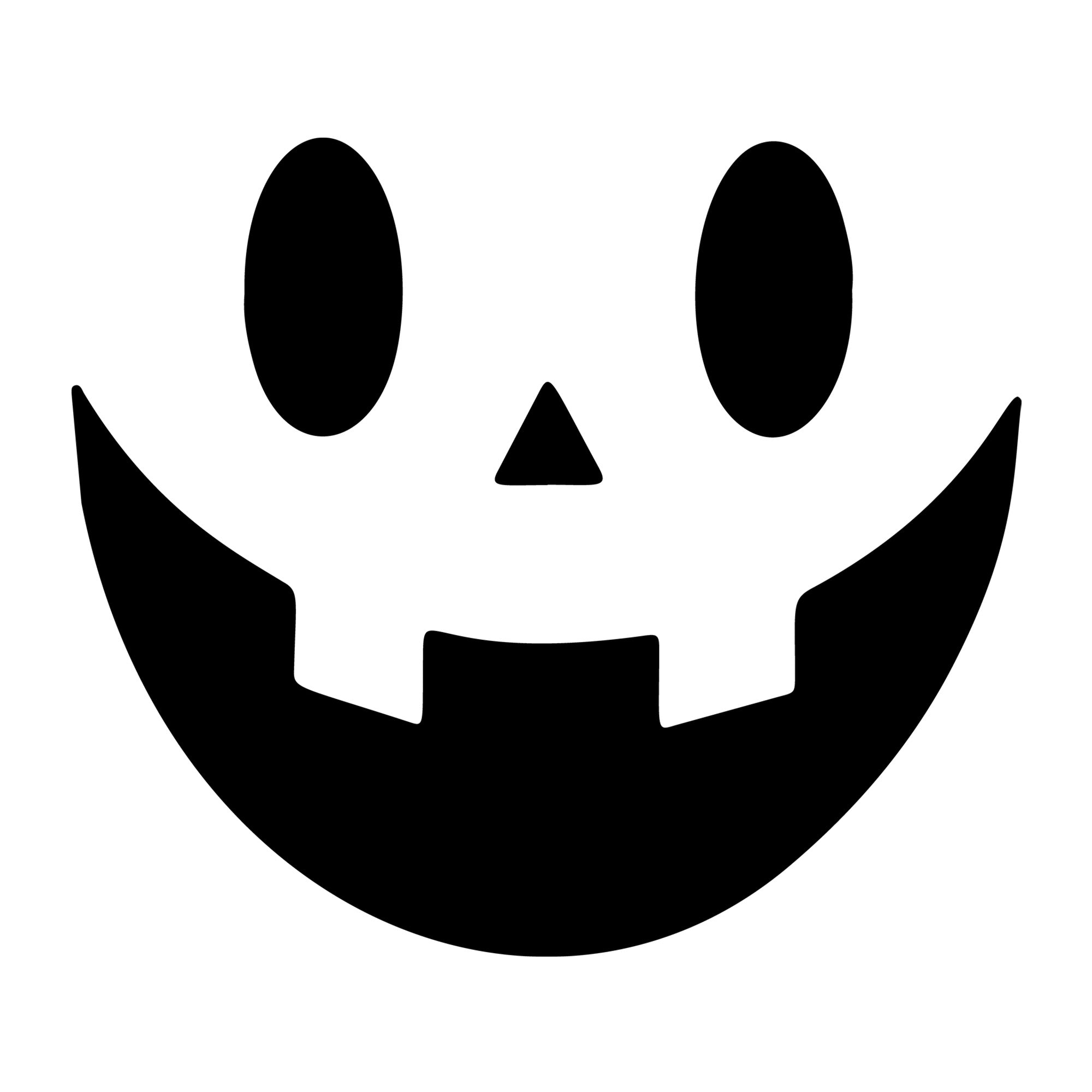Jack O Lantern Face SVG design for Cricut, Silhouette, laser cutting, vinyl, sublimation, and Halloween craft projects.
