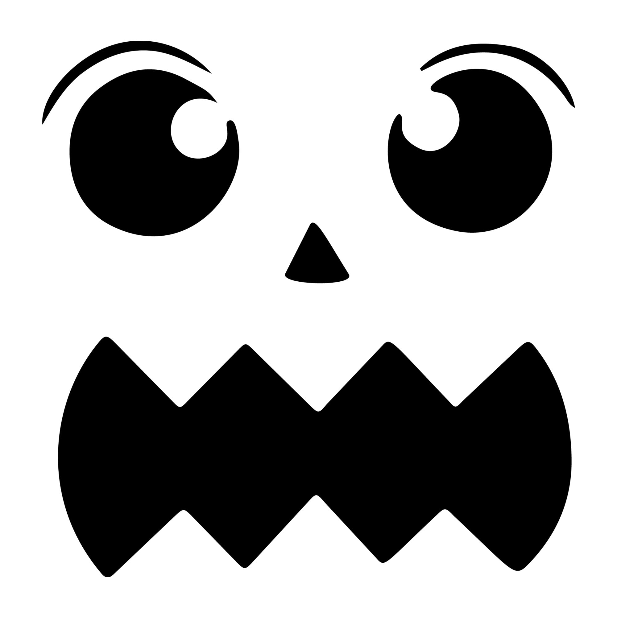 Jack O Lantern Face SVG design for Cricut, Silhouette, laser cutting, vinyl, sublimation, and Halloween craft projects.