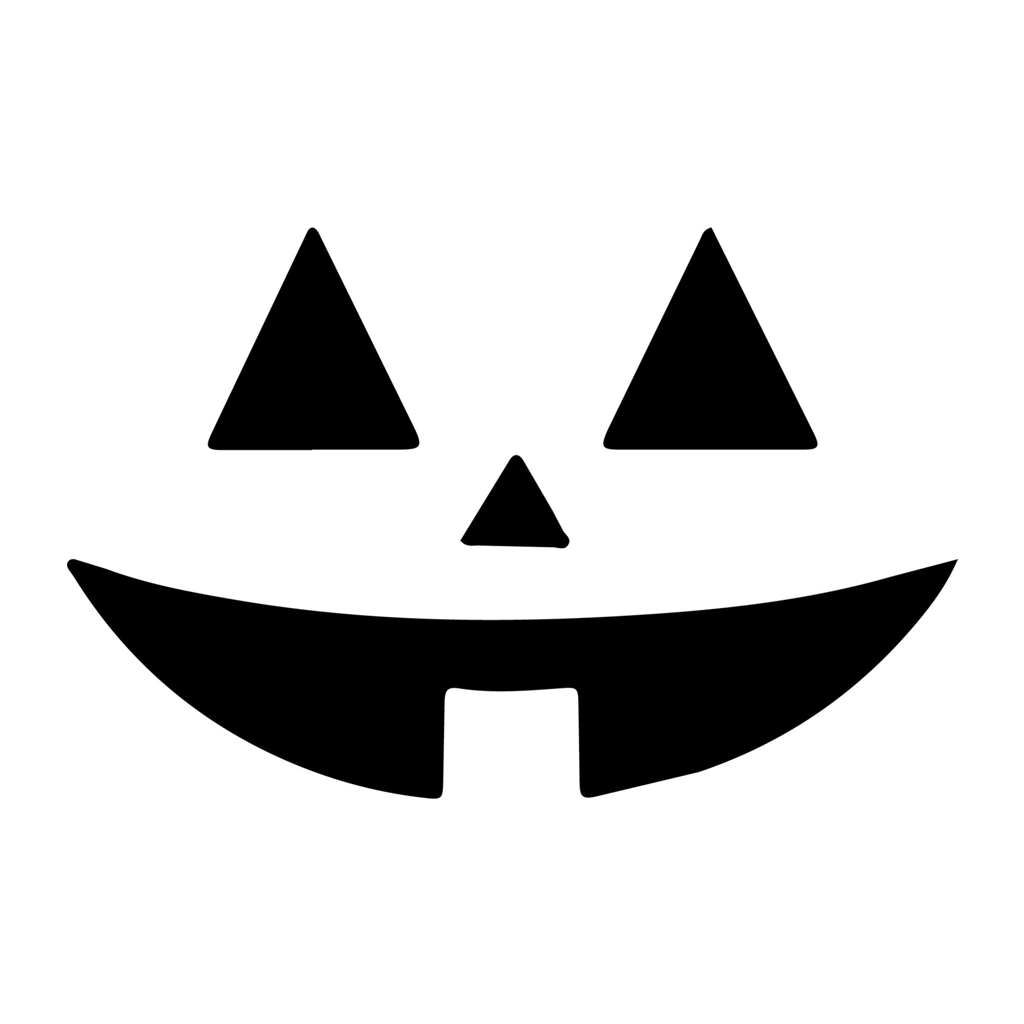 Jack O Lantern Face SVG design for Cricut, Silhouette, laser cutting, vinyl, sublimation, and Halloween craft projects.