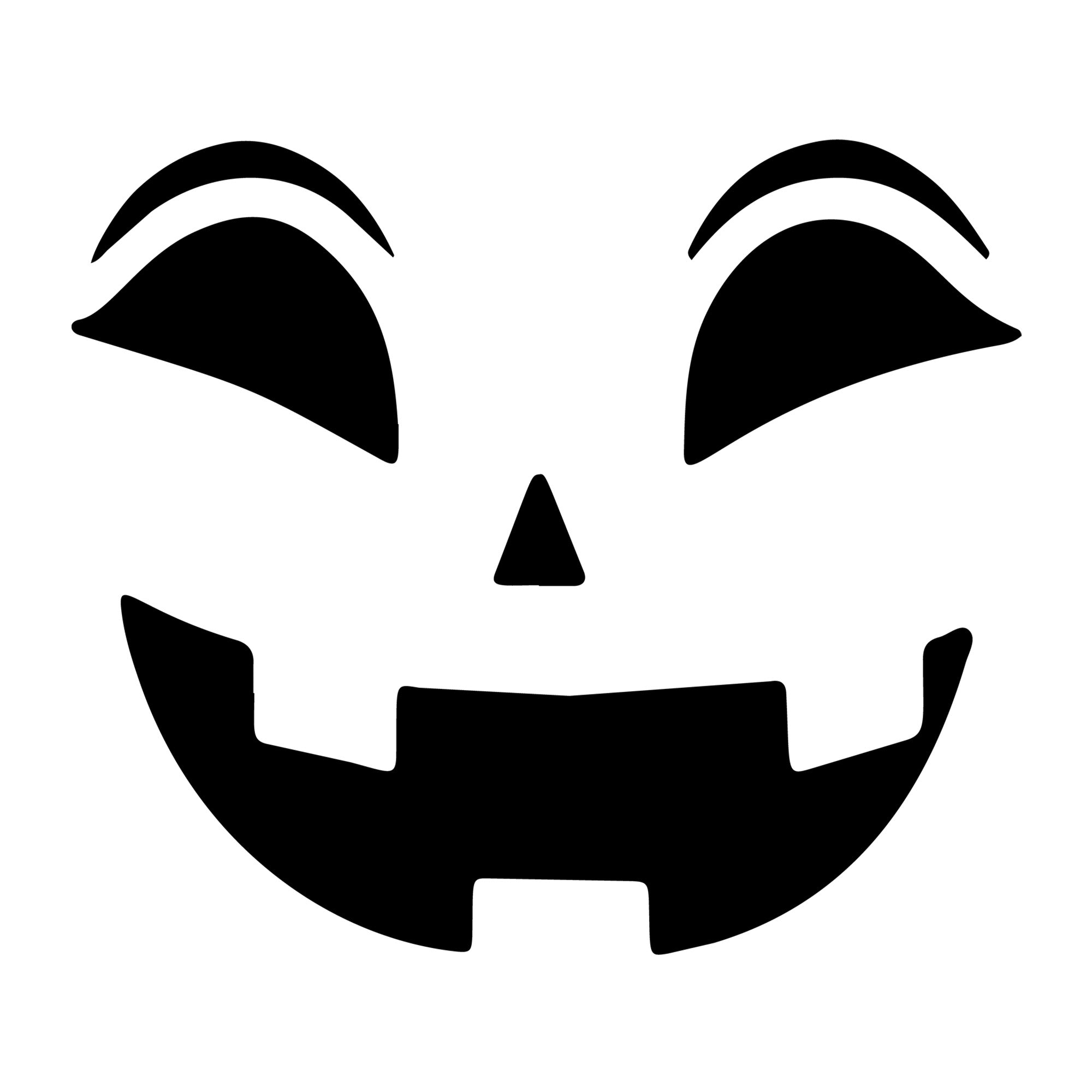 Jack O Lantern Face SVG design for Cricut, Silhouette, laser cutting, vinyl, sublimation, and Halloween craft projects.