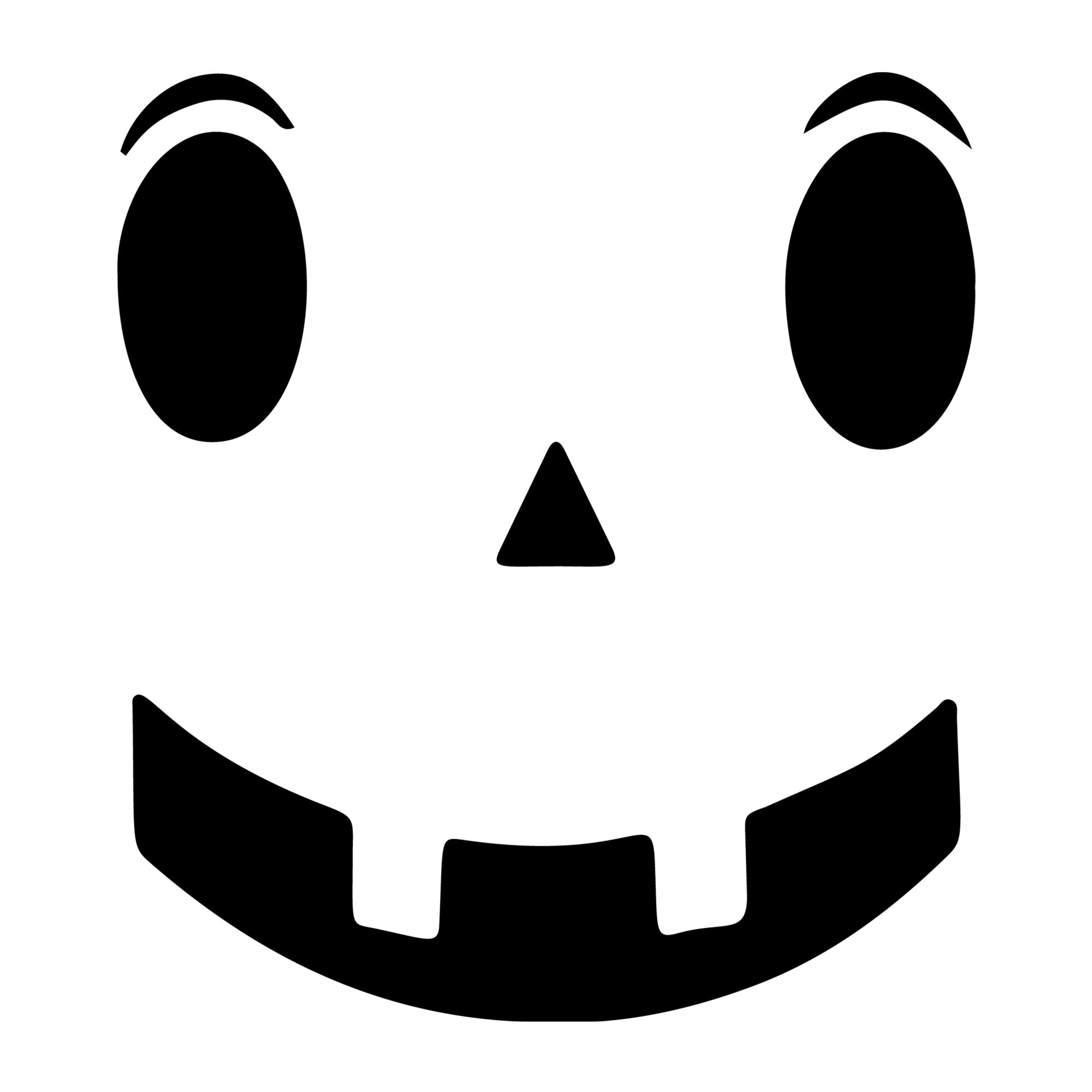 Jack O Lantern Face SVG design for Cricut, Silhouette, laser cutting, vinyl, sublimation, and Halloween craft projects.