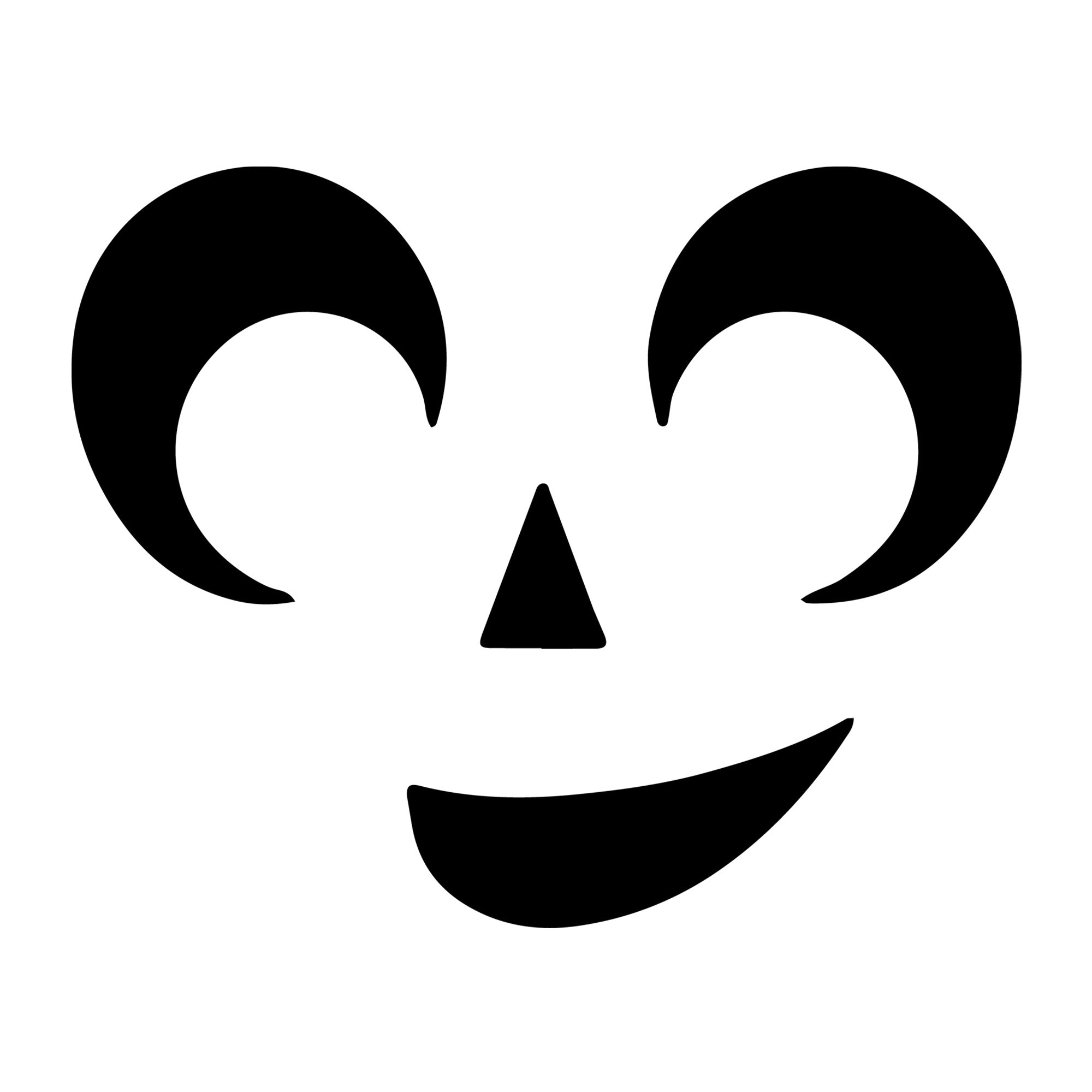 Jack O Lantern Face SVG design for Cricut, Silhouette, laser cutting, vinyl, sublimation, and Halloween craft projects.