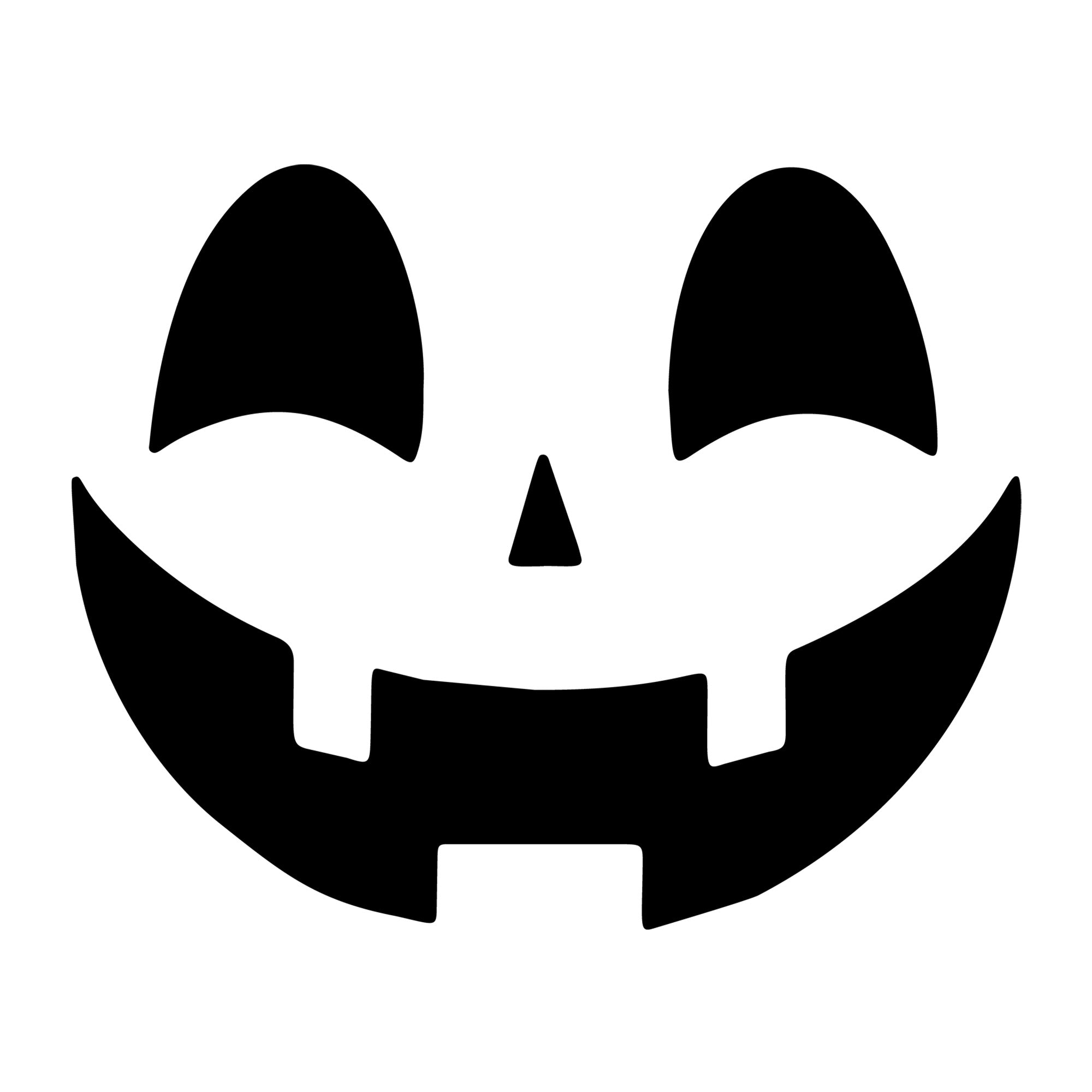 Jack O Lantern Face SVG design for Cricut, Silhouette, laser cutting, vinyl, sublimation, and Halloween craft projects.