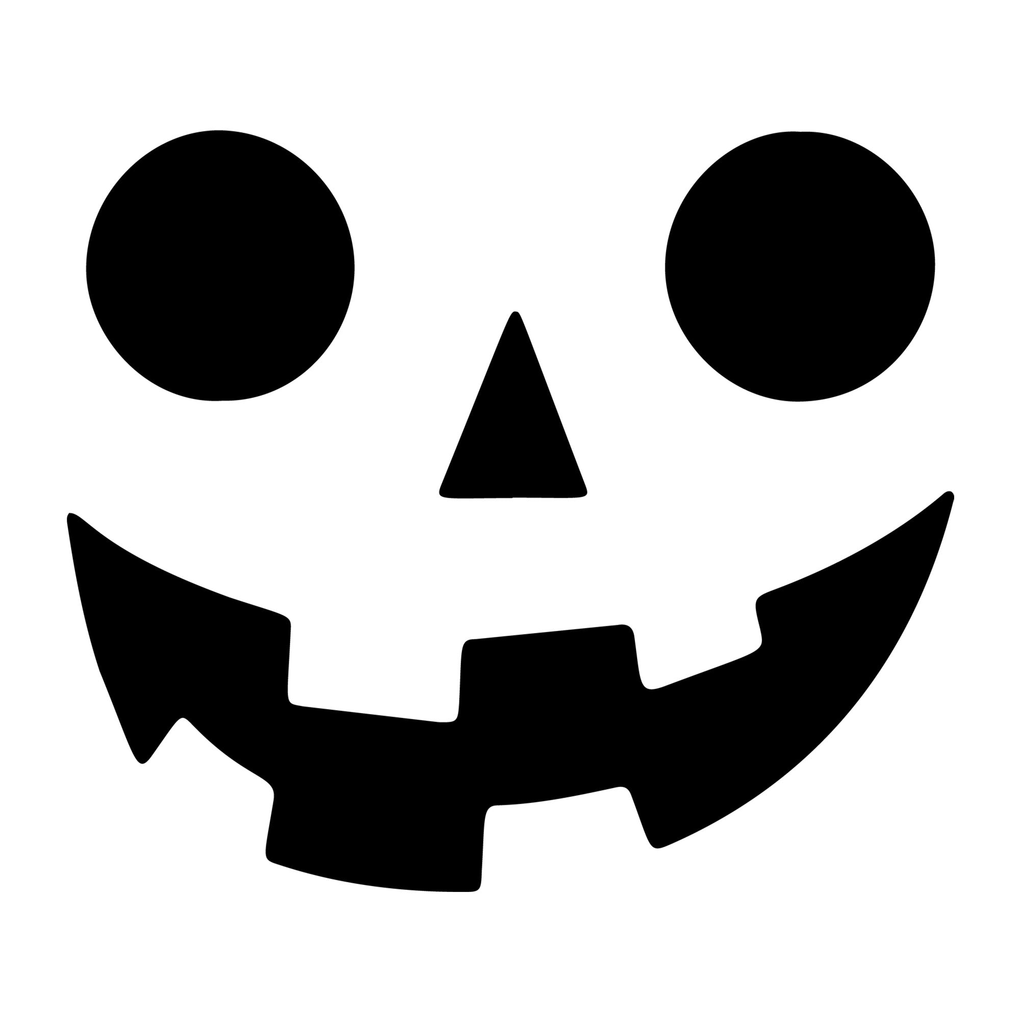 Jack O Lantern Face SVG design for Cricut, Silhouette, laser cutting, vinyl, sublimation, and Halloween craft projects.