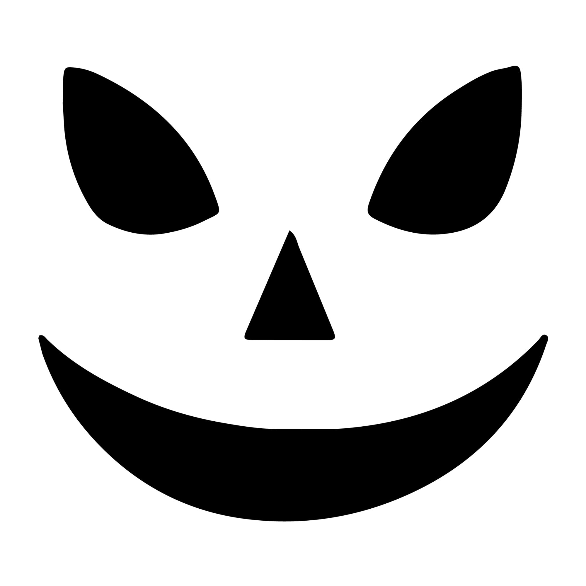 Jack O Lantern Face SVG design for Cricut, Silhouette, laser cutting, vinyl, sublimation, and Halloween craft projects.