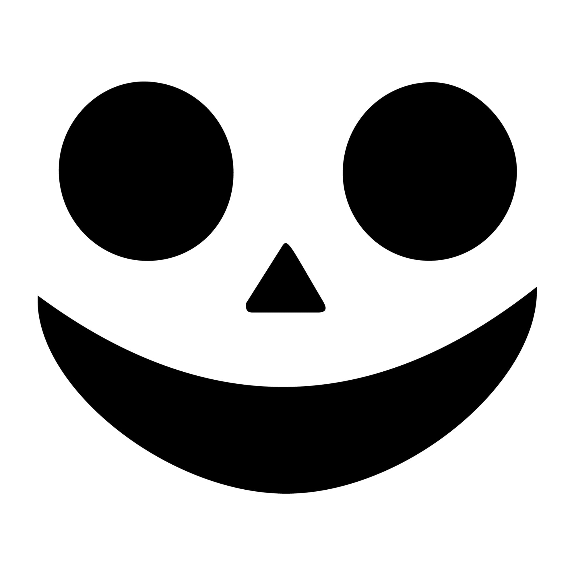 Jack O Lantern Face SVG design for Cricut, Silhouette, laser cutting, vinyl, sublimation, and Halloween craft projects.