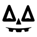 Jack O Lantern Face SVG design for Cricut, Silhouette, laser cutting, vinyl, sublimation, and Halloween craft projects.