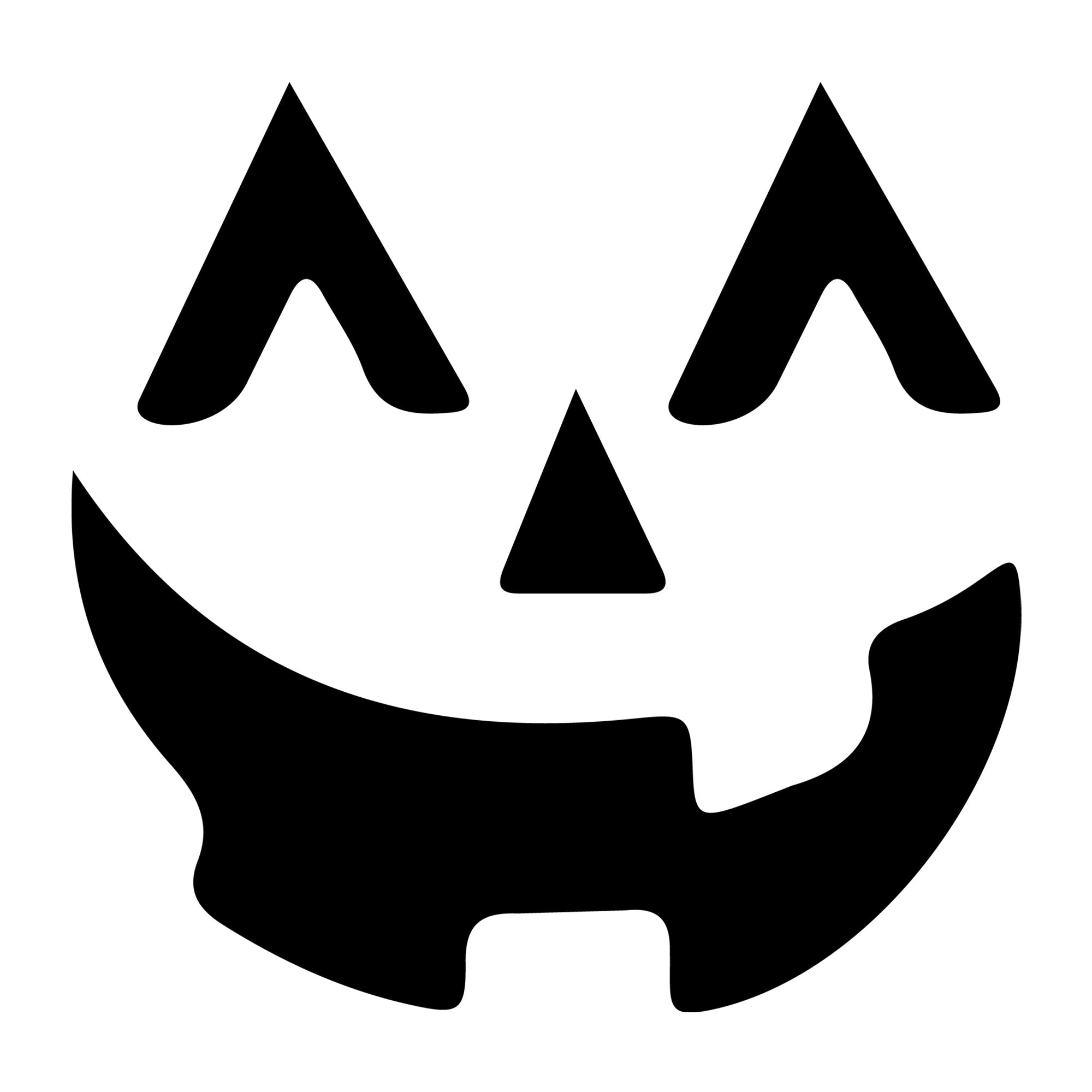 Jack O Lantern Face SVG design for Cricut, Silhouette, laser cutting, vinyl, sublimation, and Halloween craft projects.