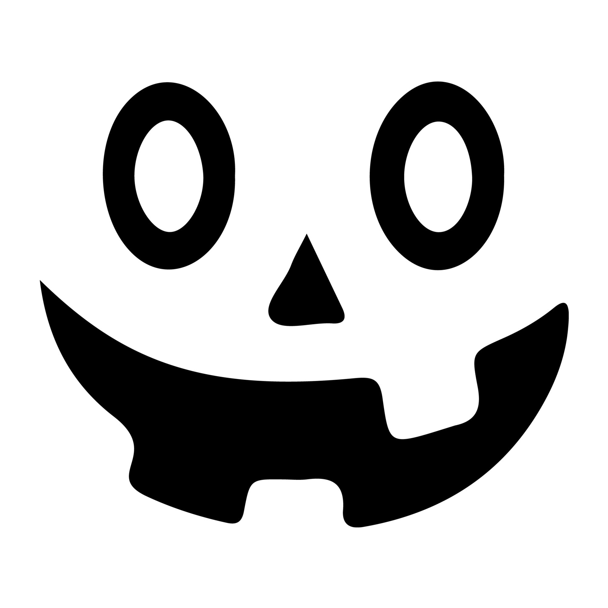 Jack O Lantern Face SVG design for Cricut, Silhouette, laser cutting, vinyl, sublimation, and Halloween craft projects.